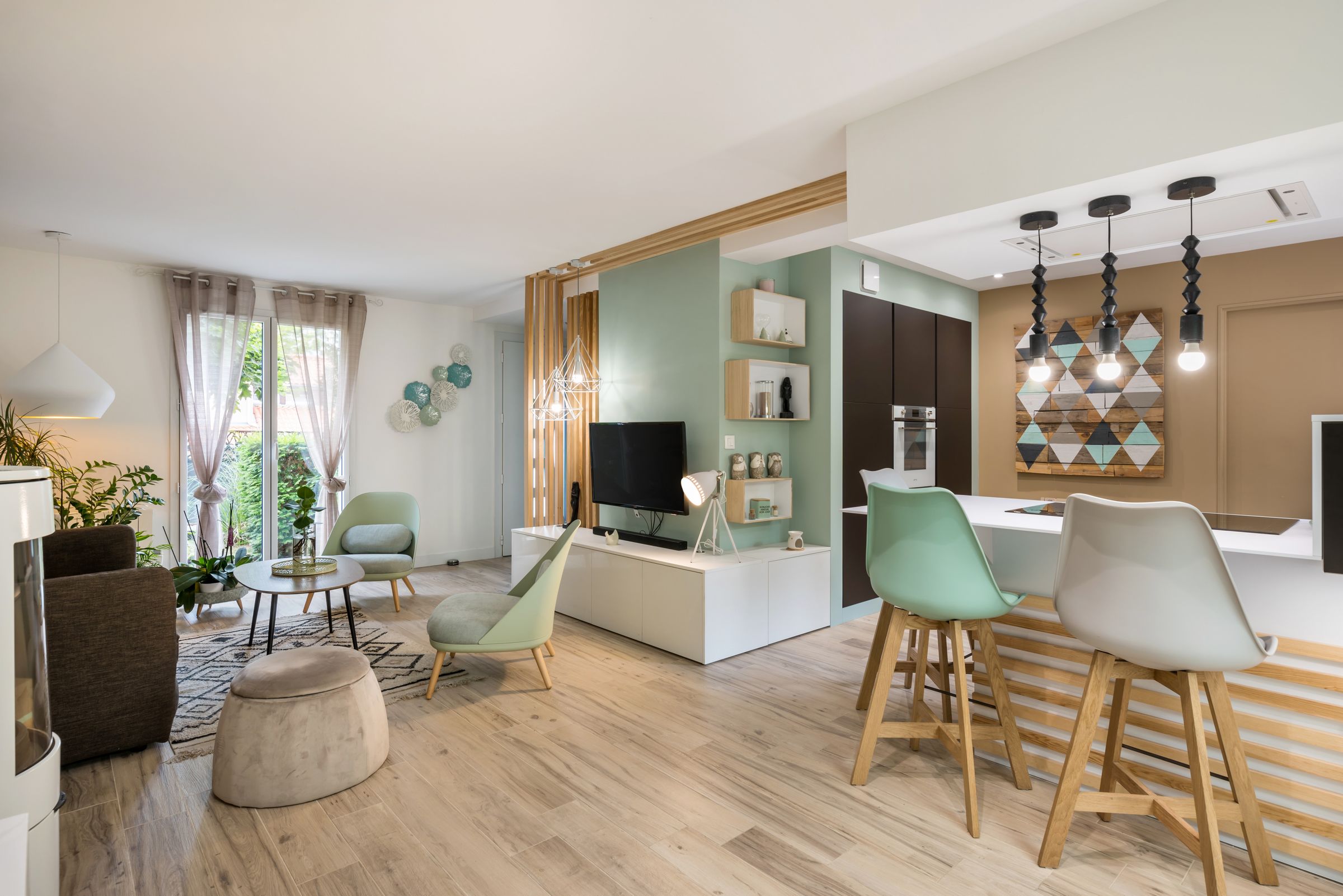 amenagement intereiur style scandinave bois et lint annie mazuy architecte interieur lyon