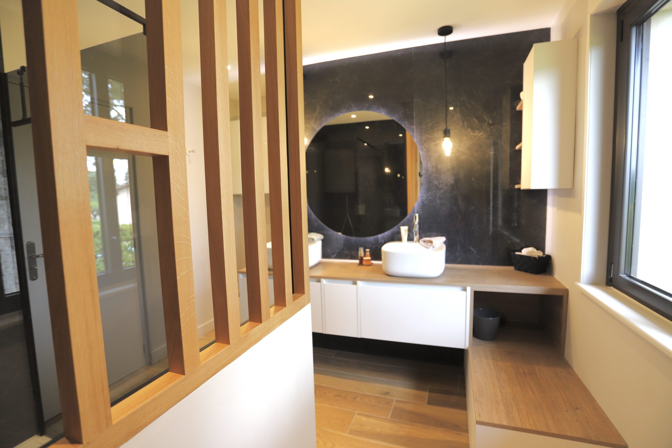@aprilmoonhomeedition#architectedinterieur #amenagementdinterieur #salledebainsurmesure #salledebain #surmesure #reenovationhautdegamme #renovation4
