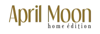 Logo April Moon doré et noir